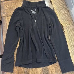 Xersion Black Cowl Neck Sweater